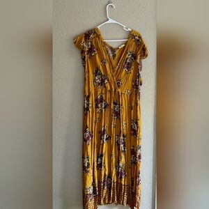 Floral Yellow Dress